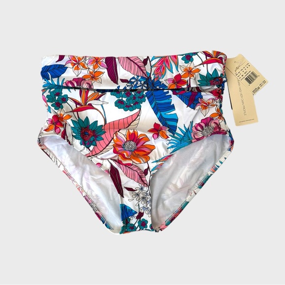 Profile by Gottex Women’s High Waist Bohemain Gypsy Swim Bottom size 14, 16 NWT - Picture 4 of 7